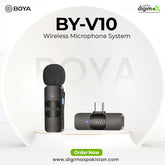Boya BY-V10 Ultracompact 2.4GHz Wireless Microphone System
